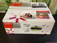 Box of Ion VCR 2 PC video conversion system showing product images and branding.