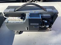 Top view of the Hanimex 800 movie projector showing control buttons and film reel area