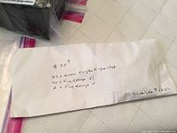 Paper envelope listing counts: 26 Queen Elizabeth II, 20 King George VI, 2 King George V