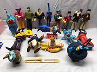 Full array of all figures and accessories in lot