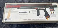 Closed original box showing product name, model number 919.162250, and nozzle gun image with specifications.