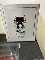 Pitbull Silver Pro Shaver box front showing Pitbull dog logo and product name