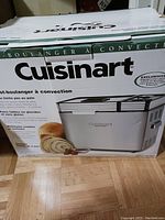 Cuisinart convection bread maker box showing product image and branding.