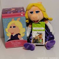 Miss Piggy Scentsy Buddy plush with original illustrated box and character tag