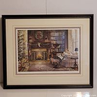 Framed limited edition print showing the full artwork and frame.