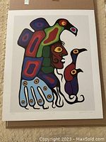 Full view of the unframed 'Inner Self' artwork showing full colors and composition on white background.