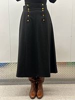 Front view showing full silhouette and button details