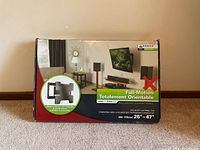 Box showing product name, compatibility, brand Barkan, and usage visuals in a living room setting.