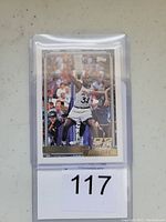 Front view of 1993 Topps Gold Shaquille O'Neal rookie basketball card #362 showing player mid-action and gold design.