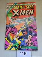 Front color cover of the Giant-Size X-Men #2 comic book, showing multiple X-Men characters fighting Sentinels, with clear title and issue information.