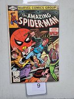 Front cover of The Amazing Spider-Man #206 Marvel comic book showing the main artwork, issue number, and price.