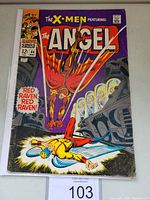 Front cover of Uncanny X-Men #44 showing The Angel, published by Marvel Comics with a 12 cent price and May issue date.