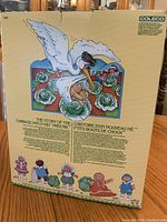 Box back showing colorful artwork and story of the Cabbage Patch Kids preemie.