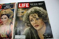 Cover of June 10, 1966 LIFE magazine featuring Elizabeth Taylor with details of the cover story related to her film roles.