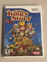 Front cover of Wii game case for Little King's Story showing game title and artwork
