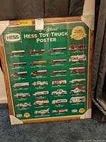 Front view of the framed poster showing the full poster content and its protective corners.