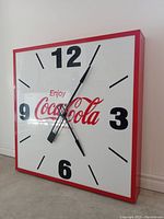 Front view of the clock sign unlit