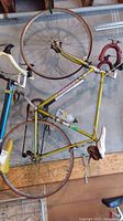 Full side view of hanging Legnano road bicycle