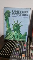 United States Liberty Stamp Album featuring Statue of Liberty cover image.