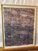 Full view of framed artwork showing overall condition and presentation