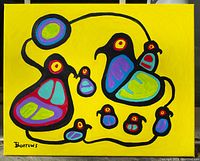 Front view of full painting, showing colors and composition