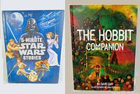 Photo showing the cover of both books "5-Minute Star Wars Stories" and "The Hobbit Companion" side by side.