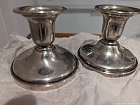 Close-up photo of the pair showing their shape and patina.