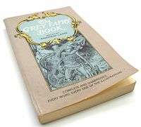 Front cover of The Grey Fairy Book showing title, editor, and illustration