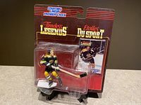 Front view of sealed Phil Esposito Starting Lineup Timeless Legends figure in packaging