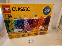 Photo of the Lego Classic 10717 original box showing 1500 pieces and age recommendation.