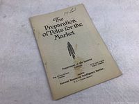 Front cover of the booklet showing the title and publisher details, including Canadian Department of the Interior and Natural Resources Intelligence Service, dated from the 1920s.