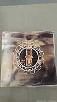 Close-up photo of the Bachman-Turner Overdrive record cover showing wear and crease marks.