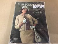 Front view of the Simpsons-Sears 1963 Spring and Summer catalog showing vintage fashion cover.