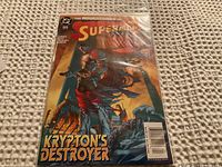 Front cover of The Adventures of Superman comic #625 titled 'Krypton's Destroyer' showing the artwork and the title.
