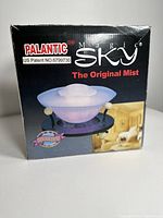 Photo of the product box showing brand, model name, and original packaging for Palantic Magic Sky Original Mist Light.