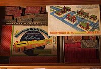 Box front cover displaying set name, block images, and company information.