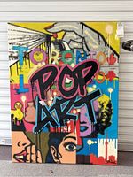 Full frontal view of 36×48" canvas with complete composition