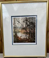 Framed print showing overall condition and framing details.