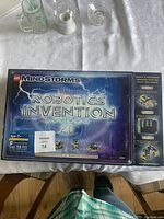 Front of the LEGO Mindstorms Robotics Invention System 2.0 box showing set number, images of robots, and age recommendation.