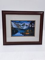 Front view of the framed print showing the full image and frame