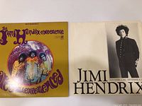 Front cover of the vinyl album 'Are You Experienced' by The Jimi Hendrix Experience with psychedelic art.