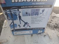 Box front showing Magnum by Graco branding and product features.