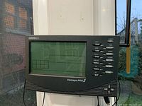 Davis Vantage Pro2 digital weather station control console with LCD screen and keypad.