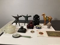 Group view of all items displayed on a white board