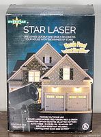 Photo of Everstar Star Laser Projector box front showing product image and features