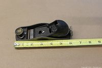 Side and top view of Stanley #60 block plane showing length and profile
