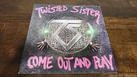 Twisted Sister Come Out And Play album cover with logo and title