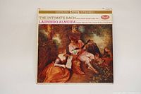 Front cover of the vinyl album showing Baroque style painting with three musicians and the album title and artist details.