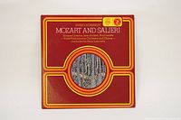 Front cover of the vinyl LP sleeve with title and design details