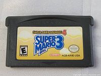 Nintendo Game Boy Advance cartridge front label showing game title and branding in good used condition